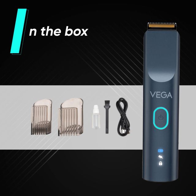 VEGA Smartone Series S2, Vhth-31 Fully Waterproof Trimmer 160 Min Runtime 40 Length Settings (Blue)