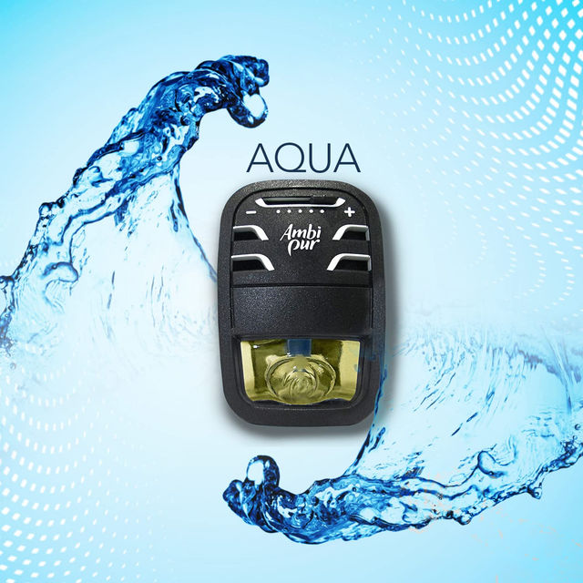 Ambipur Car Air Freshener Refill - Aqua | Watery Citrus Freshness
