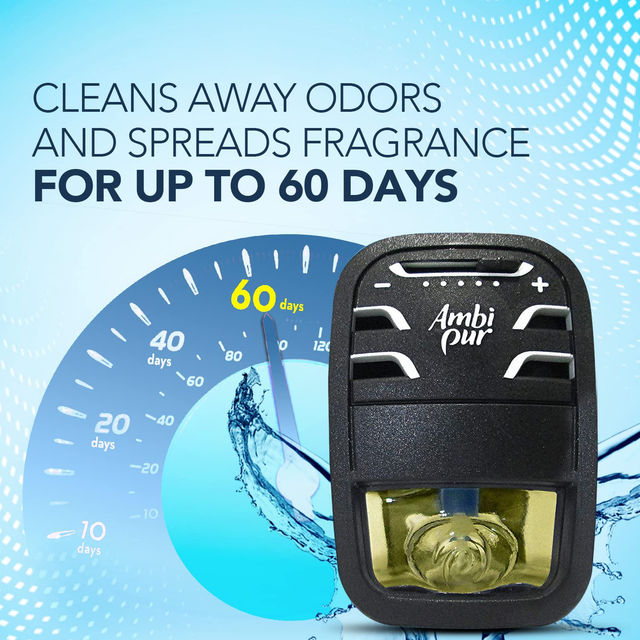 Ambipur Car Air Freshener Refill - Aqua | Watery Citrus Freshness