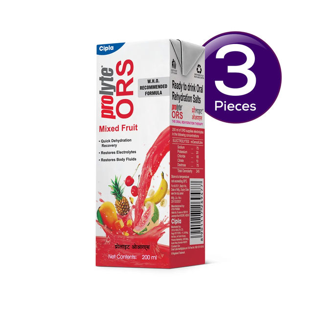 ORS Prolyte Mixed Fruit 200 ml Combo