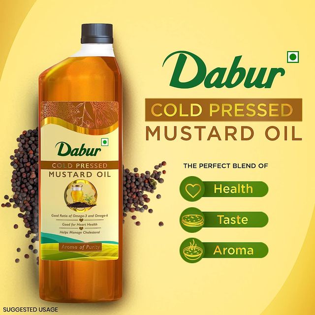 Dabur Cold Pressed Mustard Oil