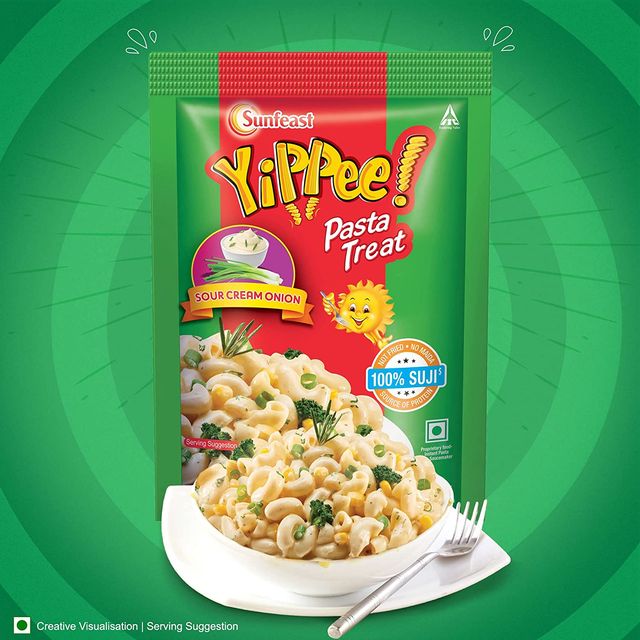 Yippee! Instant Pasta - Sour Cream Onion 65 g Combo