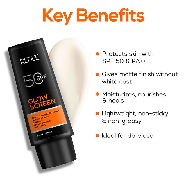 Renee Glowscreen SPF 50 Sunscreen Cream