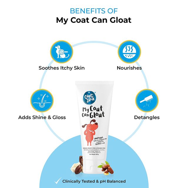 Captain Zack My Coat Can Gloat Leave-In Conditioner For Dogs