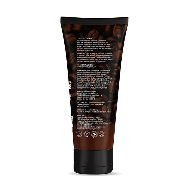 Bombay Shaving Company Deep Cleansing & Exfoliating Coffee Face Scrub