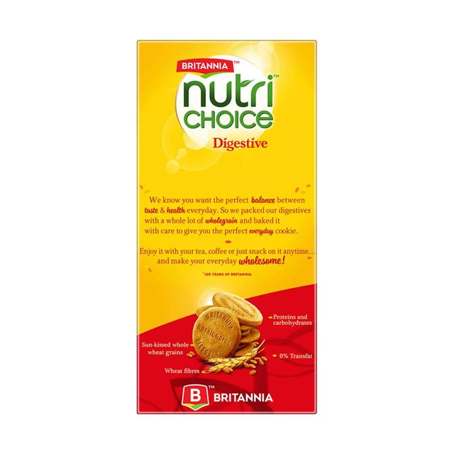 Britannia Nutrichoice Digestive High-Fibre Biscuits