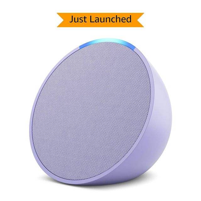 Amazon Echo Pop Smart Speaker with Alexa and Bluetooth – Purple