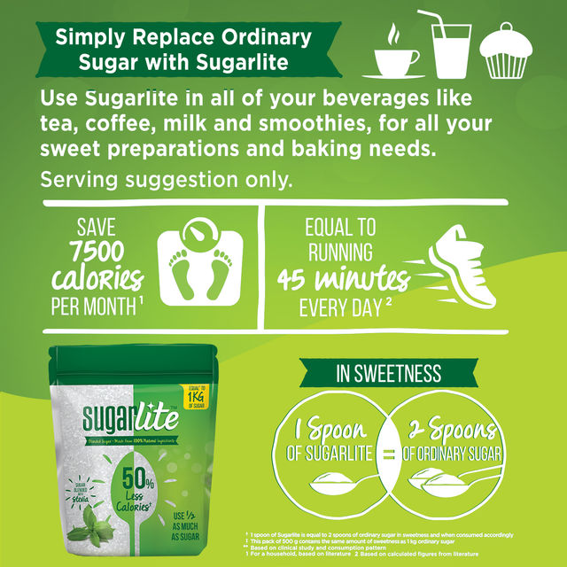 Sugarlite : 50% Less Calories Sugar Pouch