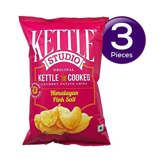 Kettle Studio Potato Chips - Himalayan Pink Salt 113 g Combo