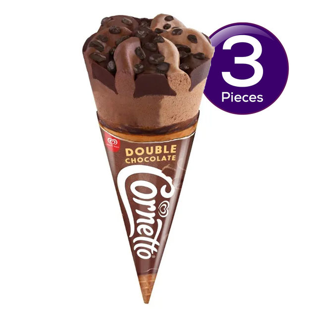 Kwality Wall's Cornetto Double Chocolate Cone Combo
