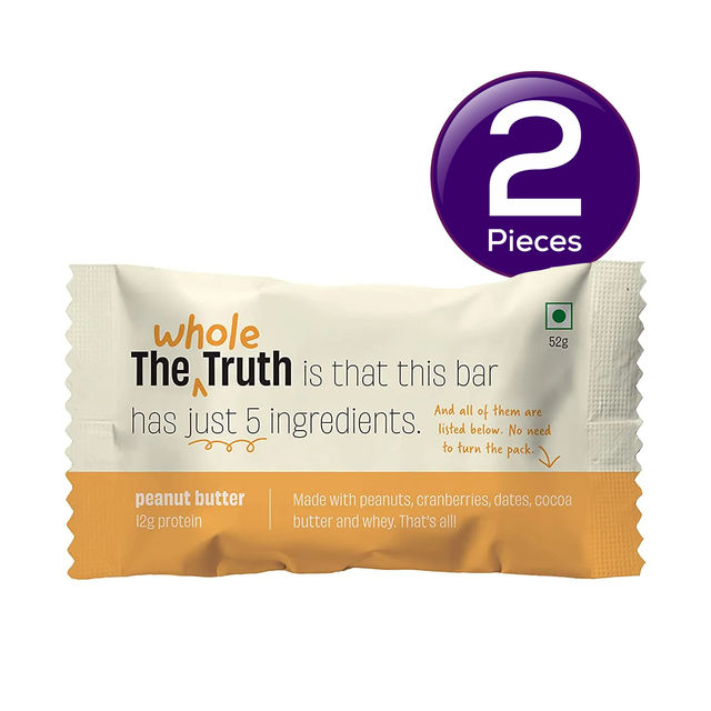 The Whole Truth Peanut Butter Protein Bar 52 g Combo