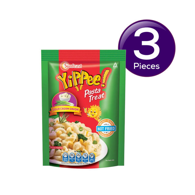 Yippee! Instant Pasta - Sour Cream Onion 65 g Combo