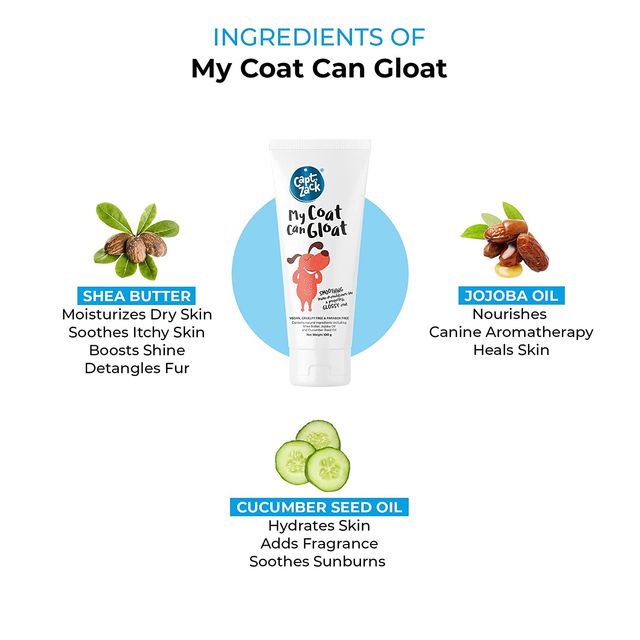 Captain Zack My Coat Can Gloat Leave-In Conditioner For Dogs