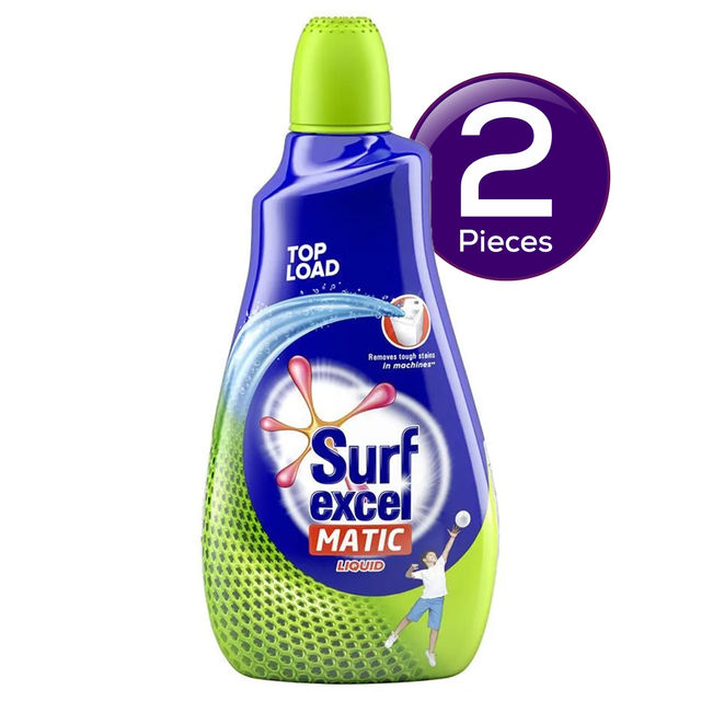 Surf Excel Matic Top Load Liquid Detergent Refill Specially Designed To Remove Tough Dried Stains 1 l Combo