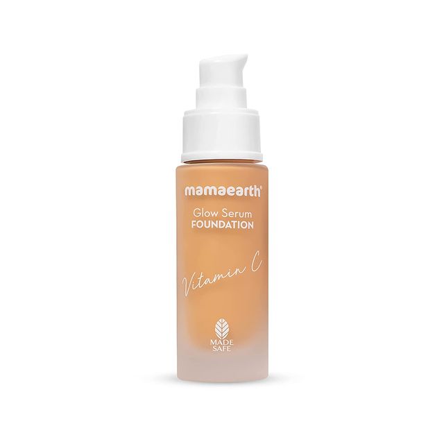 Mamaearth Glow Serum Foundation With Vitamin C & Turmeric For 12Hour Long Stay 01 Ivory Glow