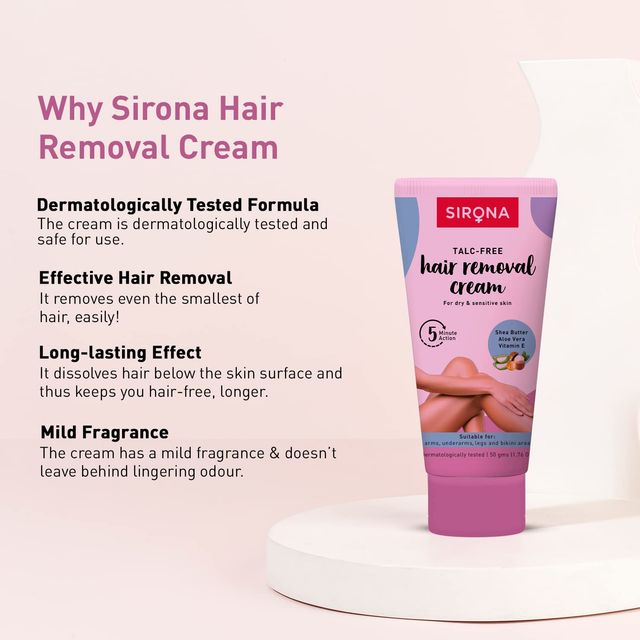 Sirona Hair Removal Cream For Sensitive Skin