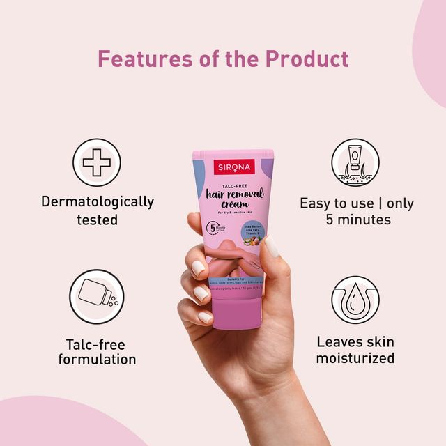 Sirona Hair Removal Cream For Sensitive Skin