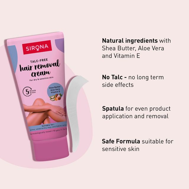 Sirona Hair Removal Cream For Sensitive Skin