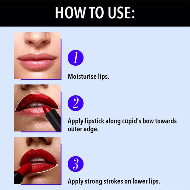 Blue Heaven Intense Matte Lipstick - Plum Desire | Smudge Proof