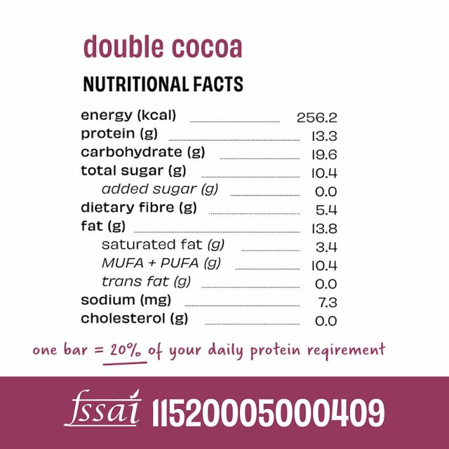 The Whole Truth Double Cocoa Protein Bar