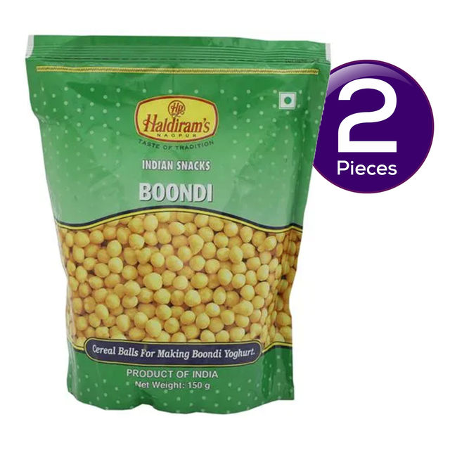 Haldirams Namkeen - Khara Boondi 200 g Combo