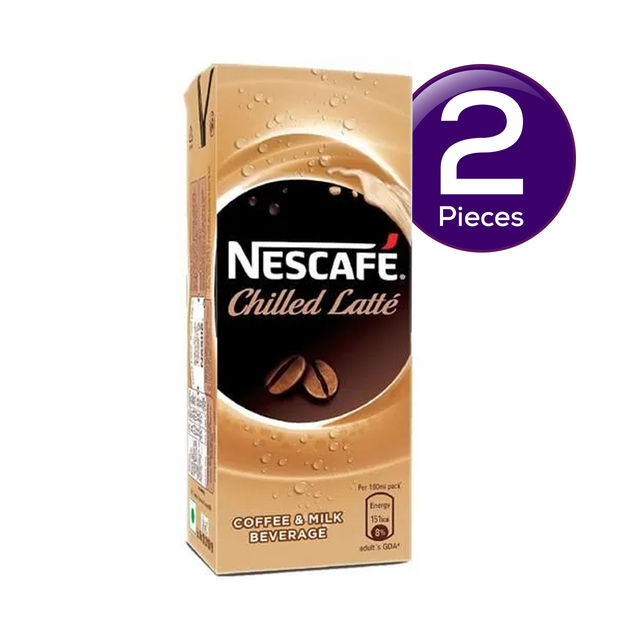Nescafe Ready To Drink Coffee Flavoured Milk, Iced Latte, Tetra Pack 180 ml Combo