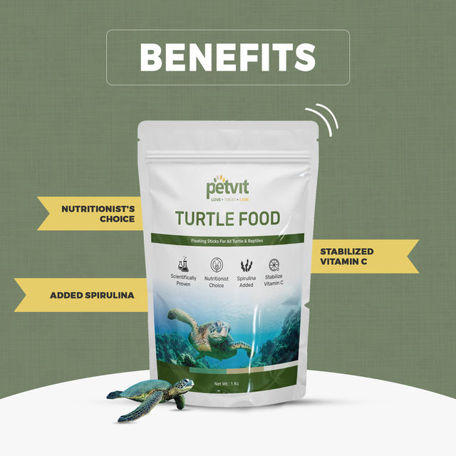Petvit Turtle Food With Fish Meal Growth And Better Shell Health