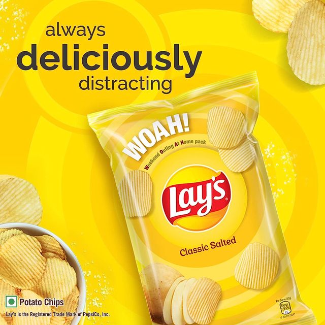 Lay's Classic Salted Potato Chips 82 g Combo
