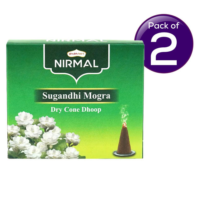 Shubhkart Nirmal Mogra Dry Cone Dhoop 10 pc Combo