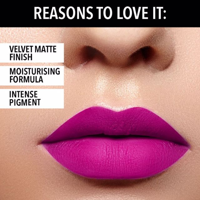 Blue Heaven Intense Matte Lipstick - Plum Desire | Smudge Proof