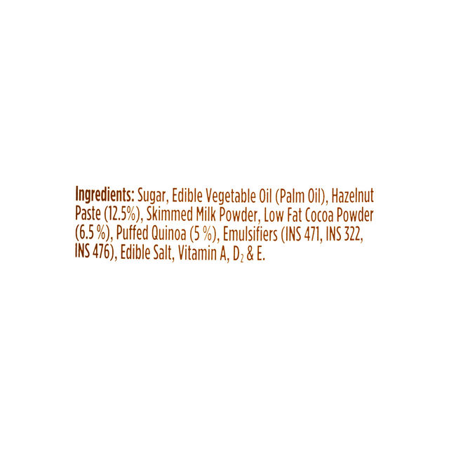 Nutralite Choco Spread Crunchy With Protein-Rich Quinoa Premium Chocolate & Real Hazelnuts - 275 g 275 g Combo