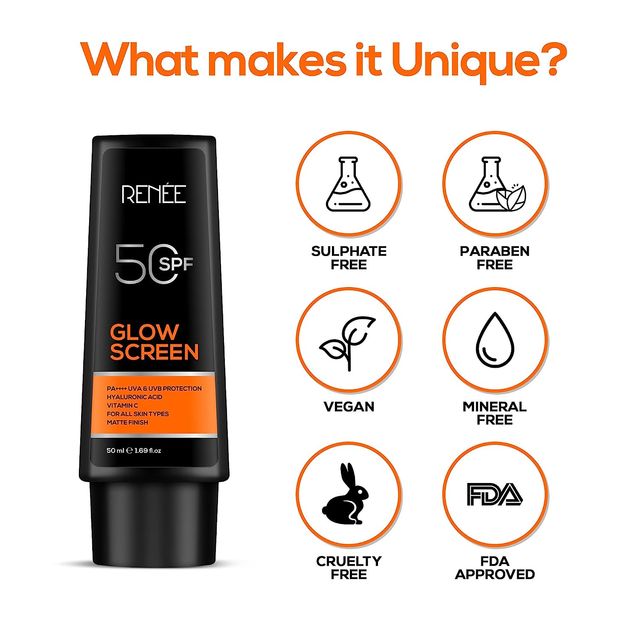 Renee Glowscreen SPF 50 Sunscreen Cream