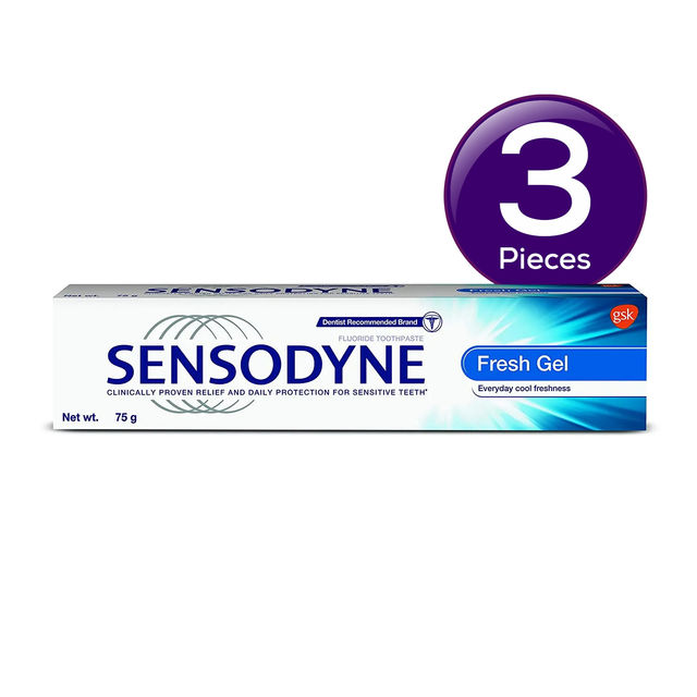 Sensodyne Sensitive Fresh Gel Toothpaste (Pack of 3).jpg