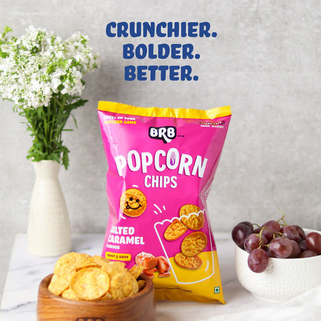 Brb Popcorn Chips - Salted Caramel Flavour