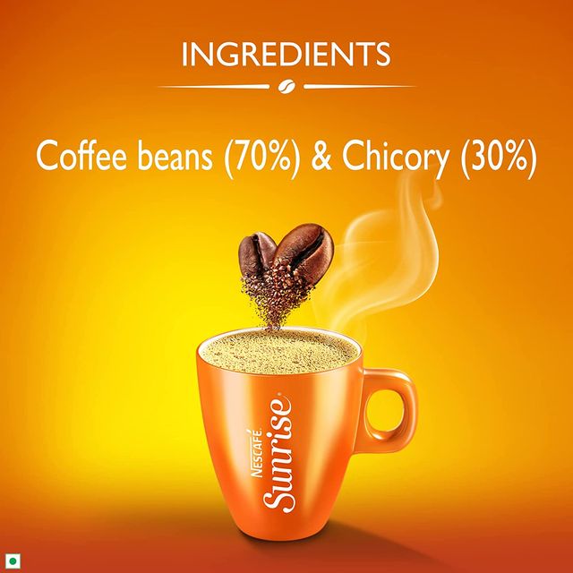 Nescafe Sunrise Instant Coffee Powder- Rich Aroma, Coffee-Chicory Mix, Pouch 100 g Combo