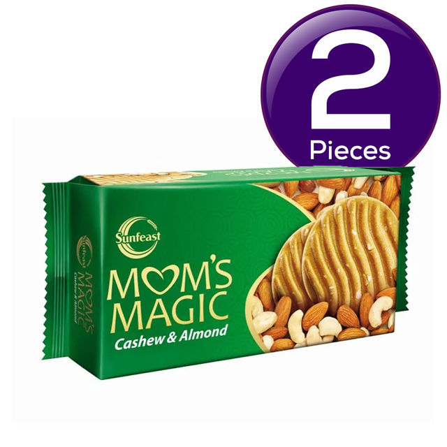Sunfeast Mom's Magic Cashew & Almond Cookies Packet Combo