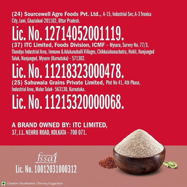Aashirvaad Nature's Super Foods Ragi Flour Pouch