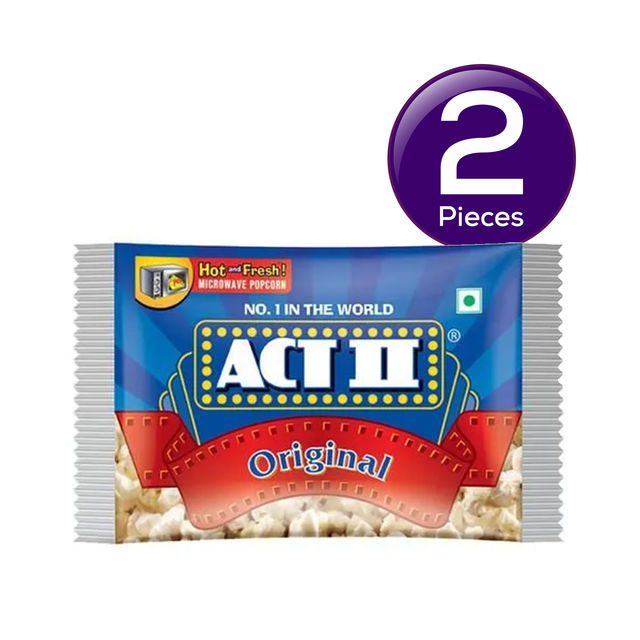 ACT II Microwave Popcorn - Original 99 g Combo