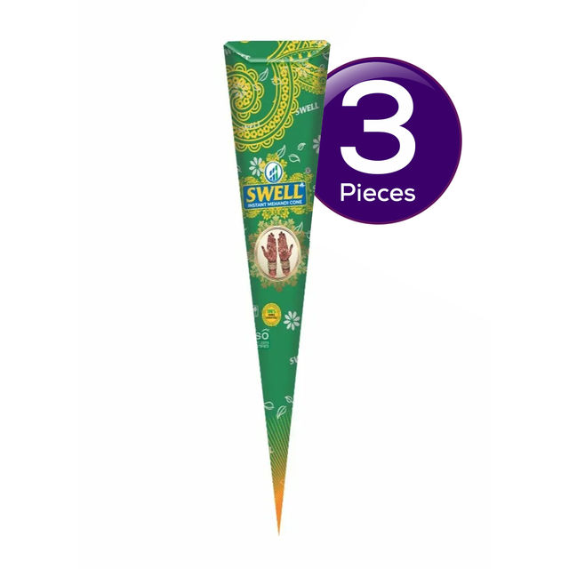 Swell Henna Mehendi Cone 40g 40 g Combo