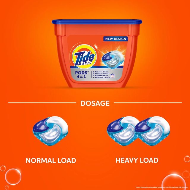Tide Matic 4 in 1 Detergent Pods