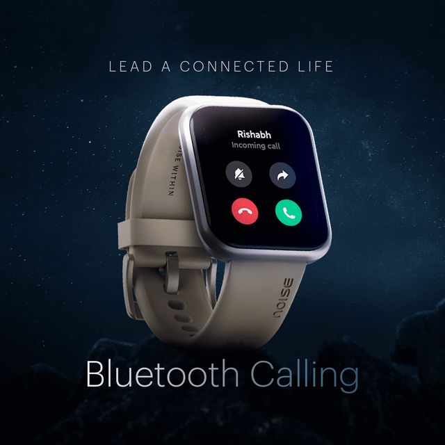 Noise ColorFit Ultra Buzz Smartwatch with Bluetooth Calling | 1.75" HD Display | 100+ Sports Mode - Charcoal Black