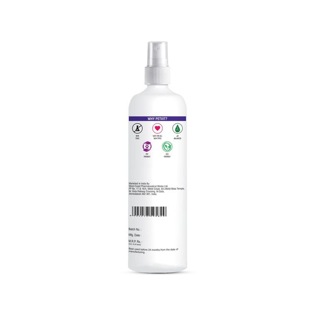 Petvit Plant Based Natural Waterless Spray Shampoo