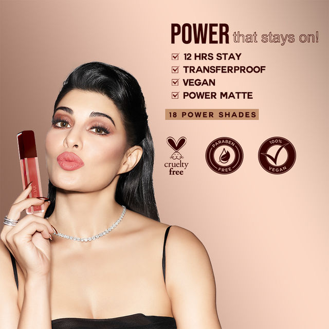 Colorbar Powerkiss Liquid Lipstick - Sassy Ride | Silicone Free