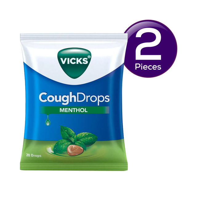 Vicks Cough Drops Menthol Lozenges 20 pc Combo