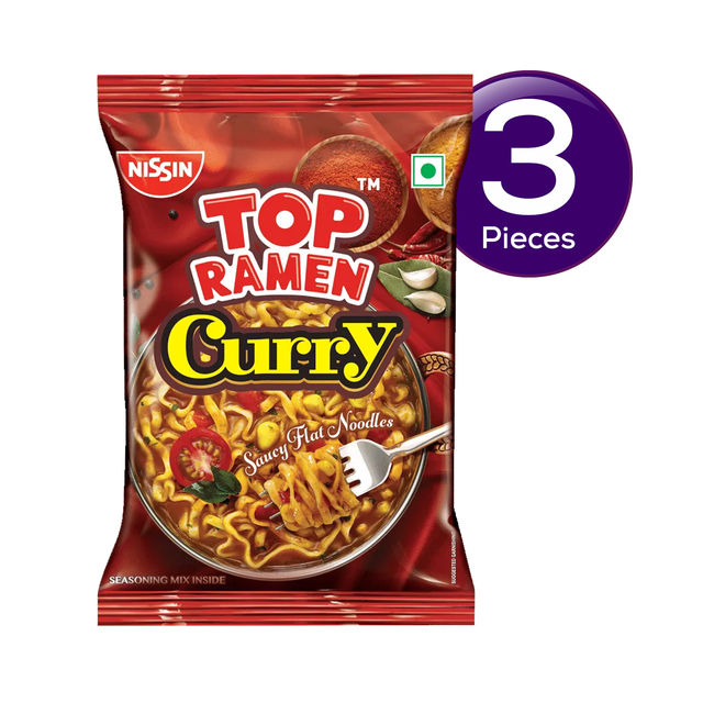 Top Ramen Noodles Curry Veg Pouch 70 g Combo