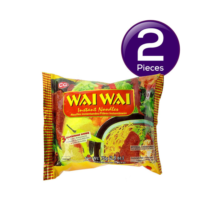 Wai Wai Chicken Instant Noodles 70 g Combo