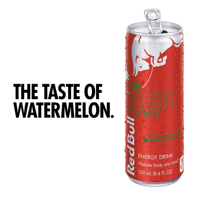 Red Bull Energy Drink Red Edition Can