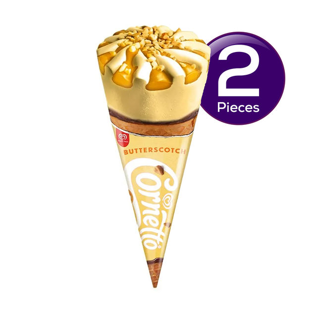 Kwality Wall's Cornetto Butterscotch 105 ml Combo