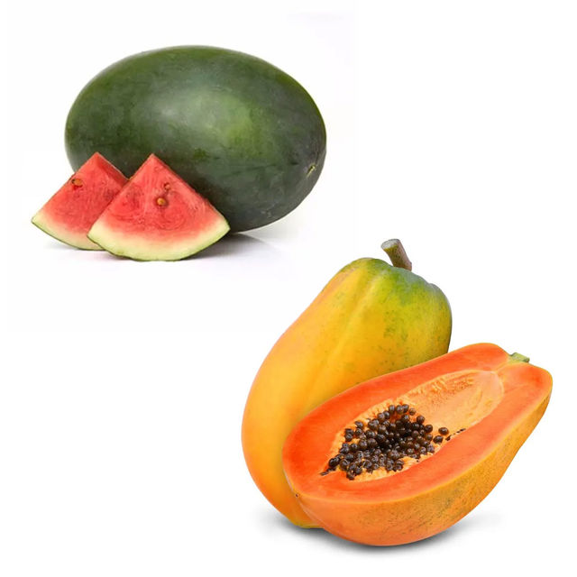 Papaya(1pc) & Watermelon Kiran(1pc) Combo