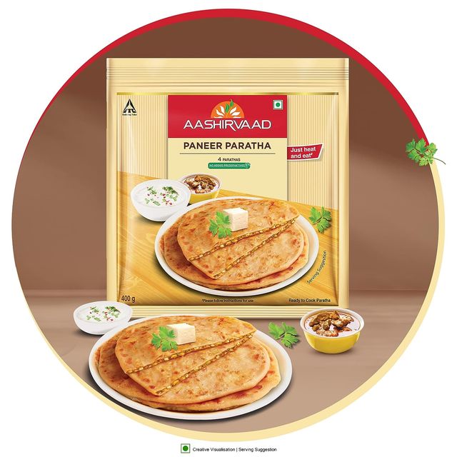 Aashirvaad Ready To Cook Paneer Paratha